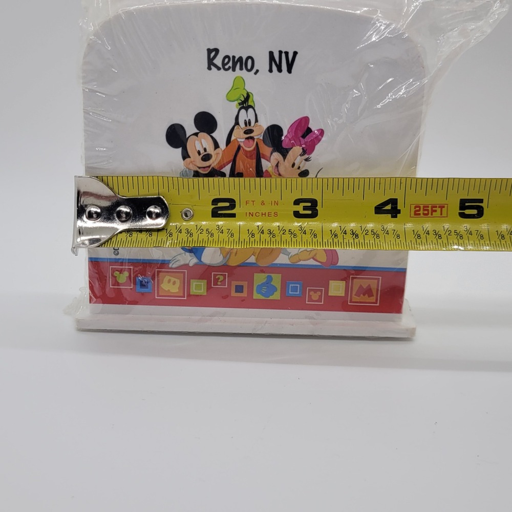 Disney Mickey Mouse Friends Reno NV Notepad Holder Souvenir New Sealed - Picture 5 of 6